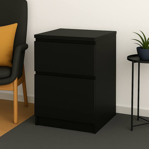 Modern Hidden Compartment Secret Drawer Furniture Nightstand Bedside Table with RFID Lock