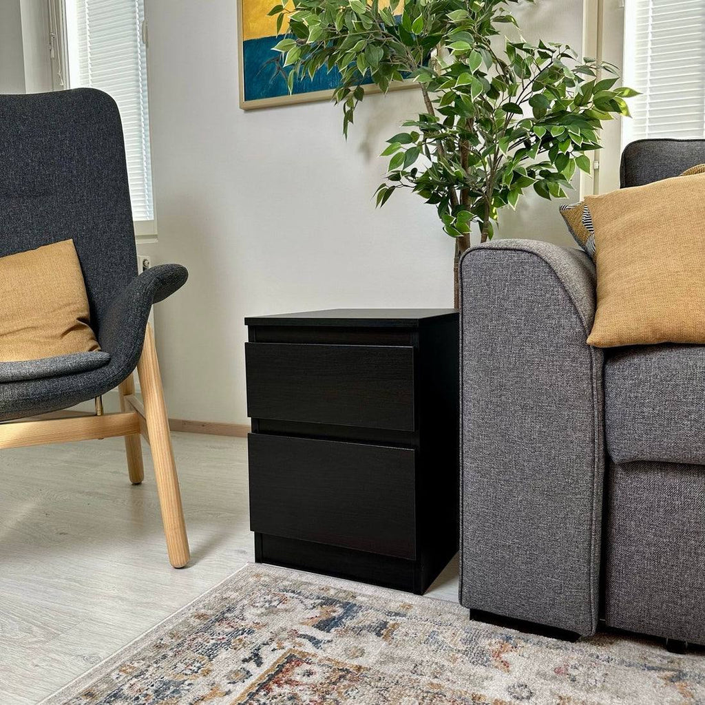 Modern Hidden Compartment Secret Drawer Furniture Nightstand Bedside Table with RFID Lock