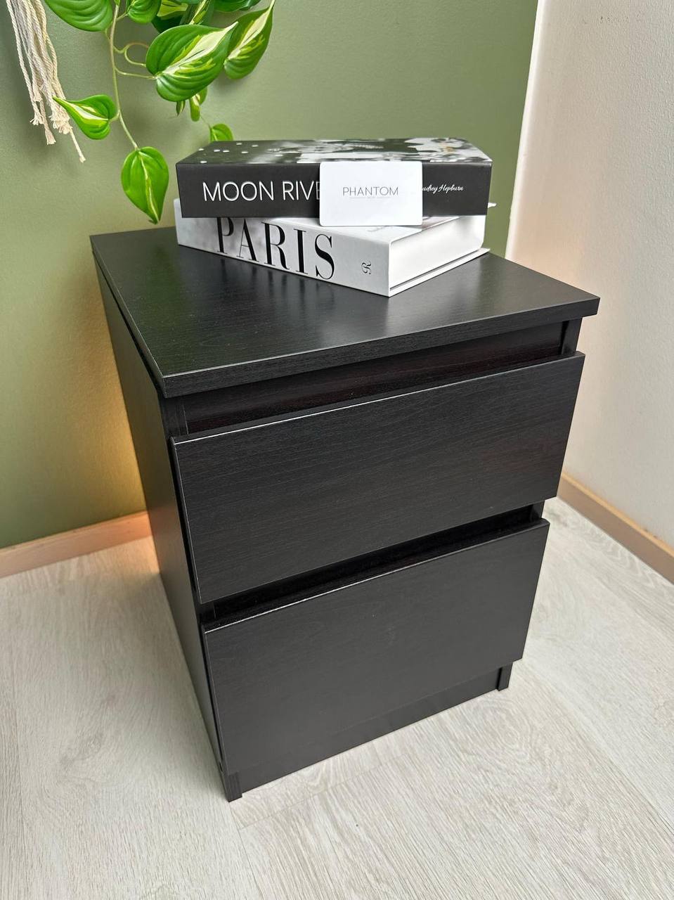 Modern Hidden Compartment Secret Drawer Furniture Nightstand Bedside Table with RFID Lock