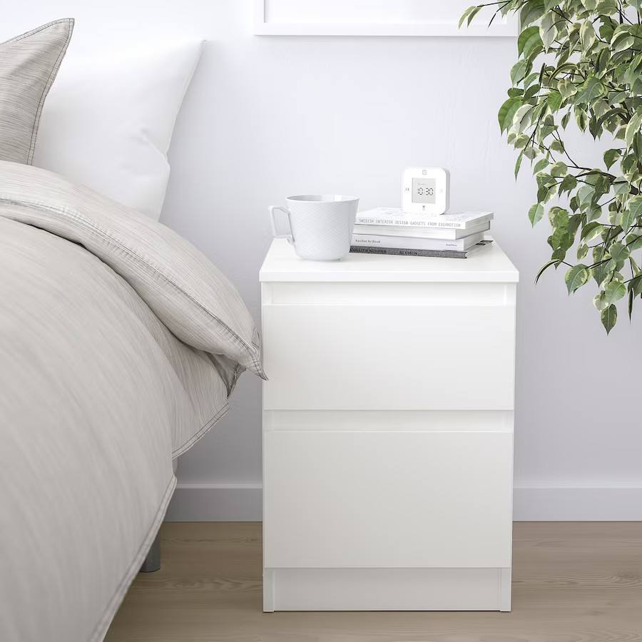 Modern Hidden Compartment Secret Drawer Furniture Nightstand Bedside Table with RFID Lock